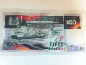 Singapore Ship $50 front